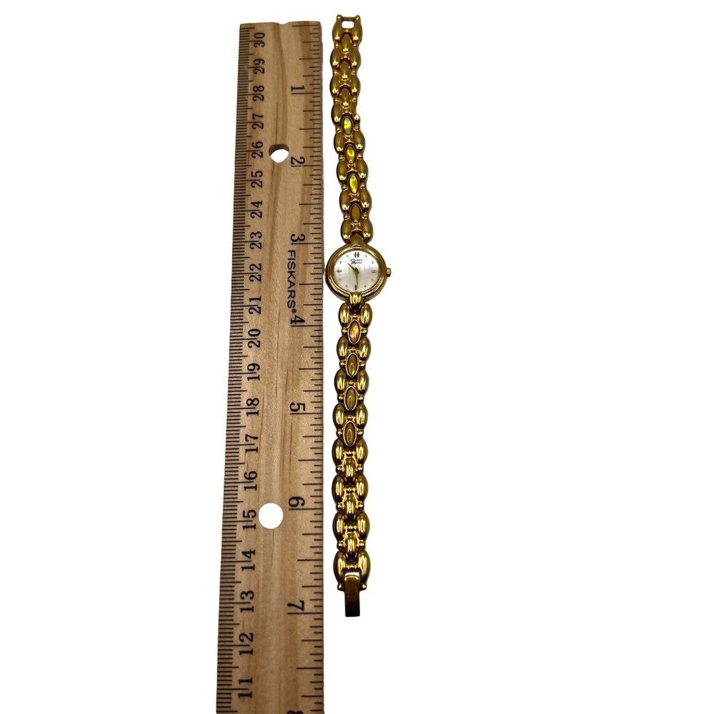 Vintage Citizen Elegance Mother of Pearl Dial Gold Tone Quartz Watch - Picture 7 of 14